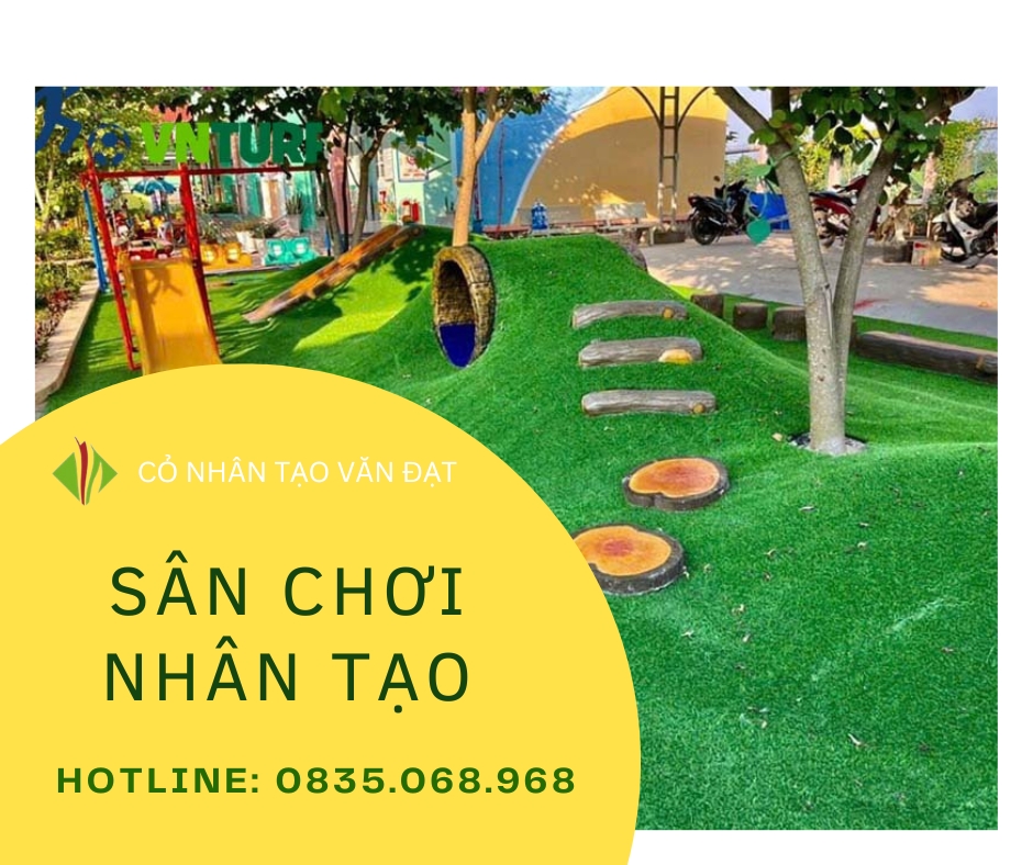Sân chơi nhân tạo cho bé