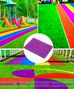 Cỏ màu tím nơi công cộng, công viên